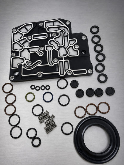 New TransTec Solenoid Block Repair Kit, part number 81000563, designed for 5-45RFE, 62TE, and 68RFE automatic transmissions. 