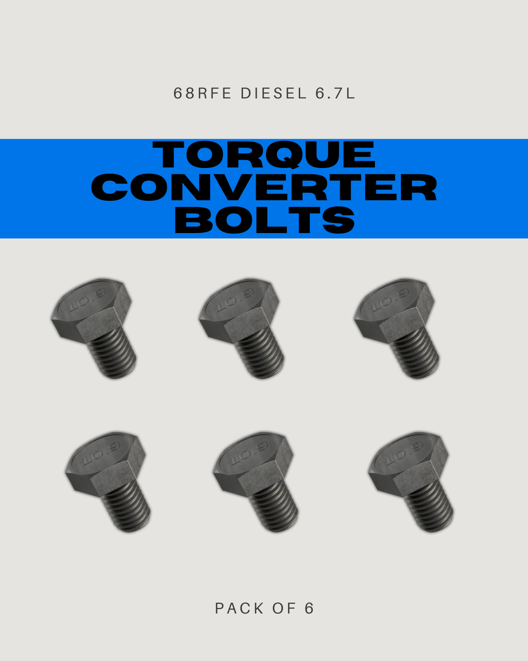 68RFE Torque Converter Bolts (OE Replacement)