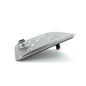 A silver metallic 6R80 shallow pan transmission filter on a white background