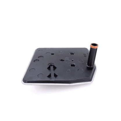 Bottom view of a 6R80 shallow transmission filter on a white background