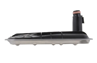 Side view of Allison 1000 Transmission Filter for 2006-2018 models with a shallow pan design.