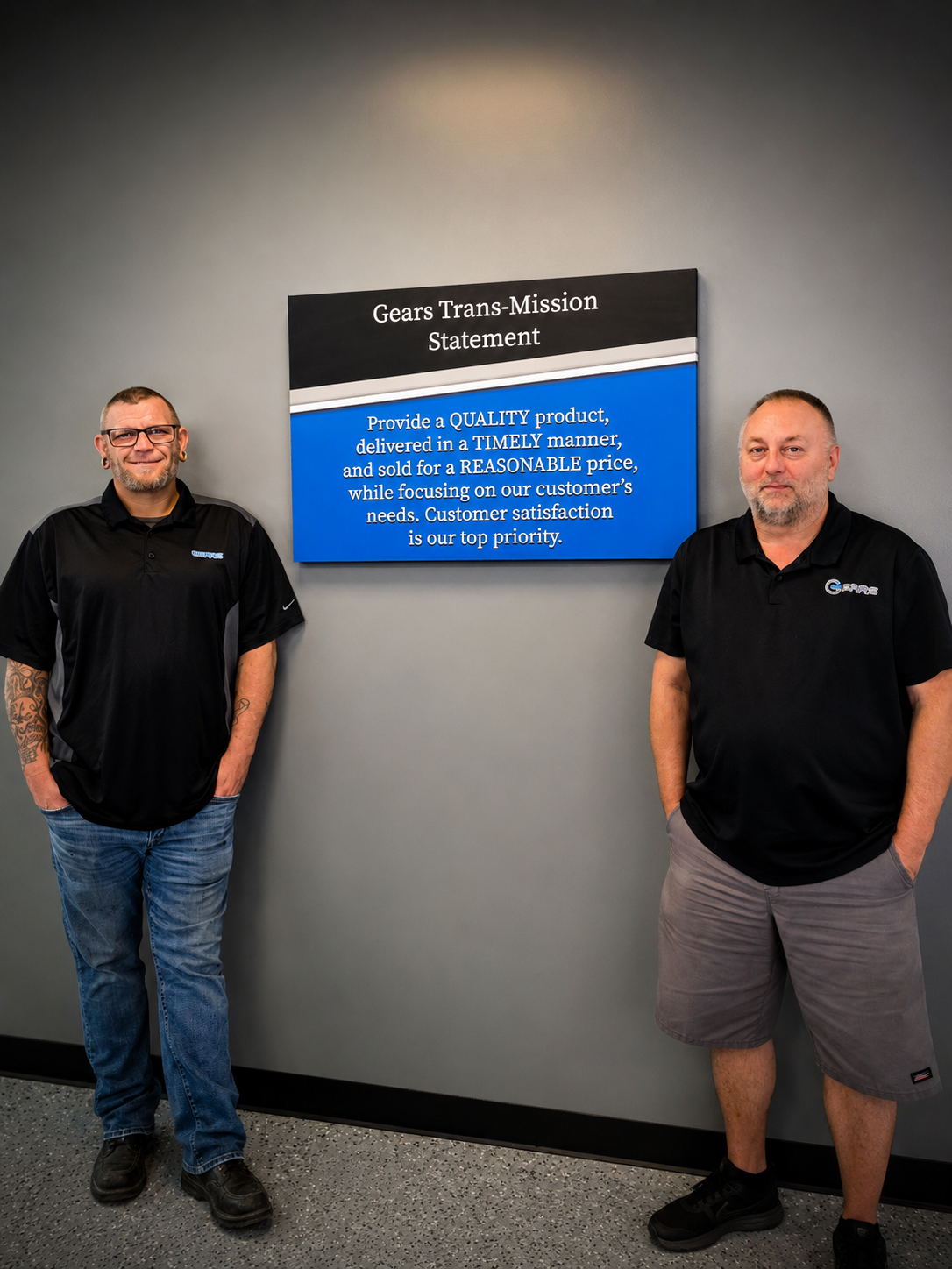 Two Gears service specialists providing excellent customer service with great reviews