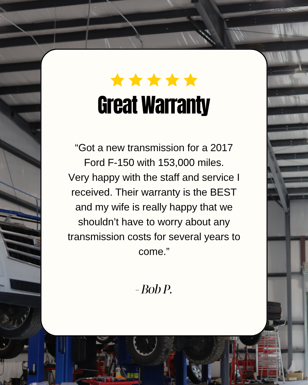 ford f-150 transmission rebuild review
